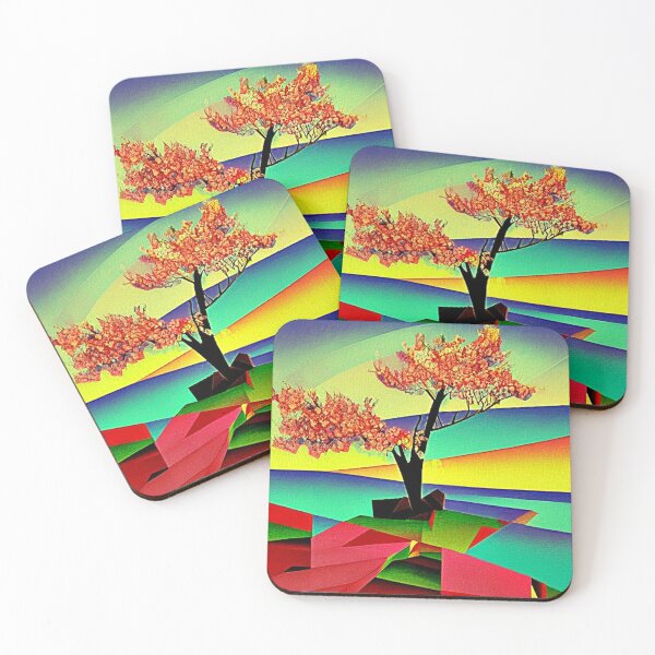 Item preview, Cherry tree amidst rocks 3 designed and sold by George Hutton Hunter.