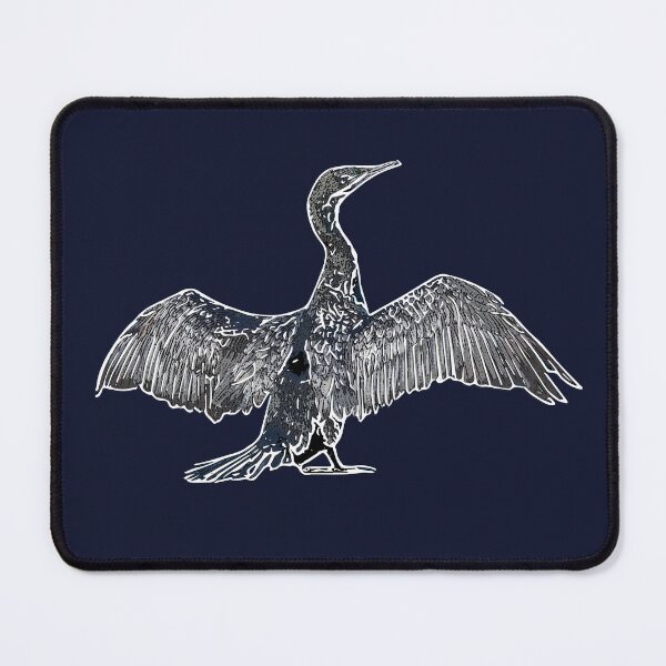 Item preview, Little Black Cormorant White Alternate Design  designed and sold by designsasstultd.