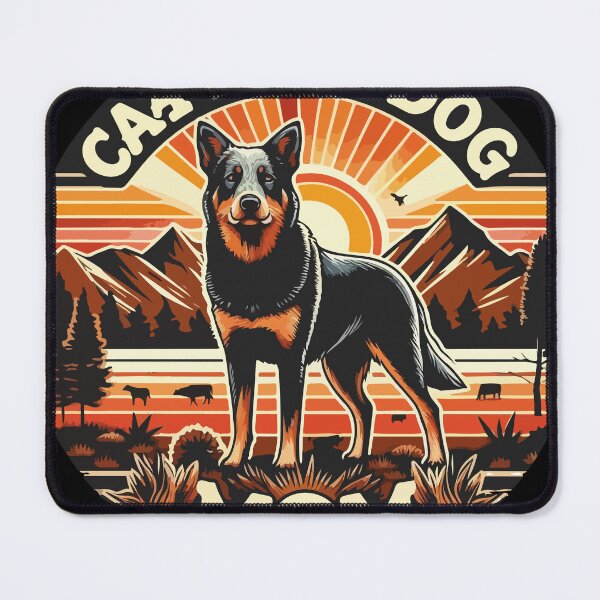 Item preview, Retro Cattle Dog Mom - Heeler in the Wild Design designed and sold by rayaARTs.