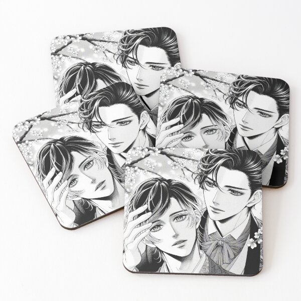 Item preview, Old School Manga Style Yaoi Boys in Formalwear designed and sold by CriaCreative.