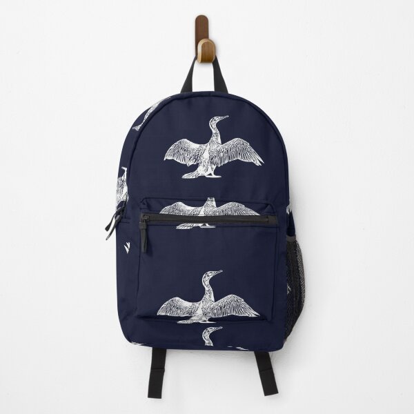 Item preview, Little Black Cormorant White Design designed and sold by designsasstultd.