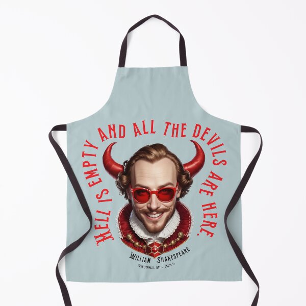 Item preview, Hell is empty and all the devils are here. Shakespeare quote designed and sold by OneLittleCrow.