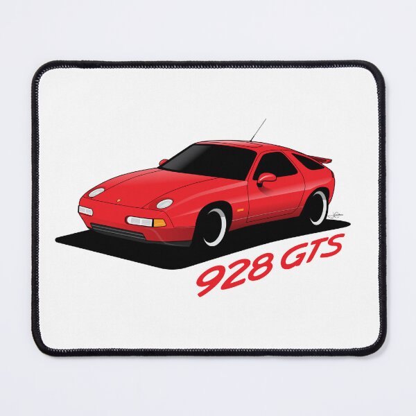 Item preview, Porsche 928 GTS Illustration Guards Red designed and sold by blackdogshop.