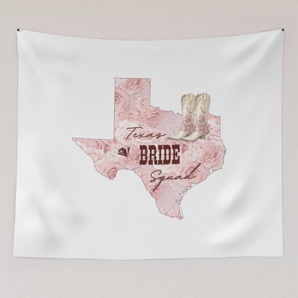 Item preview, Copy of Pink Lace Texas State Image "Texas Bride Squad" designed and sold by MudcreekDesign.