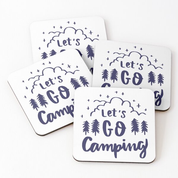 Item preview, Women Camping Let's Go Camping Unisex T-shirt designed and sold by MPDesignStudio.