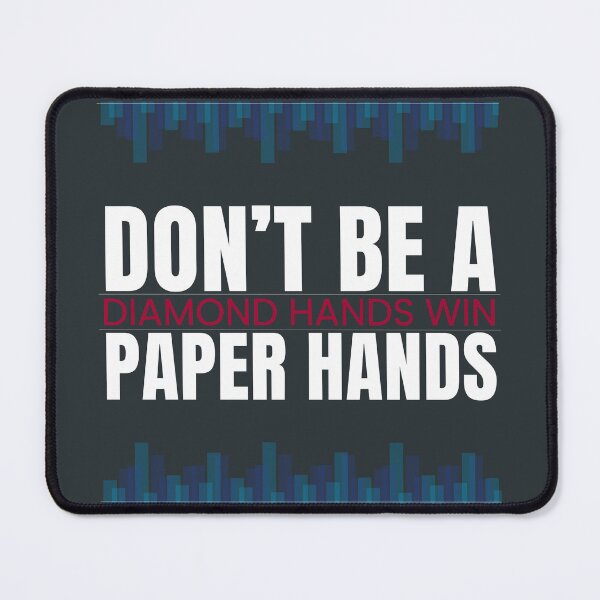 Item preview, Diamond Hands Win - Crypto Trader Art designed and sold by cabana.space.