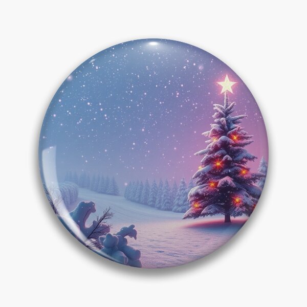 Item preview, Winter Christmas House and Tree Illustration designed and sold by hjian8219.