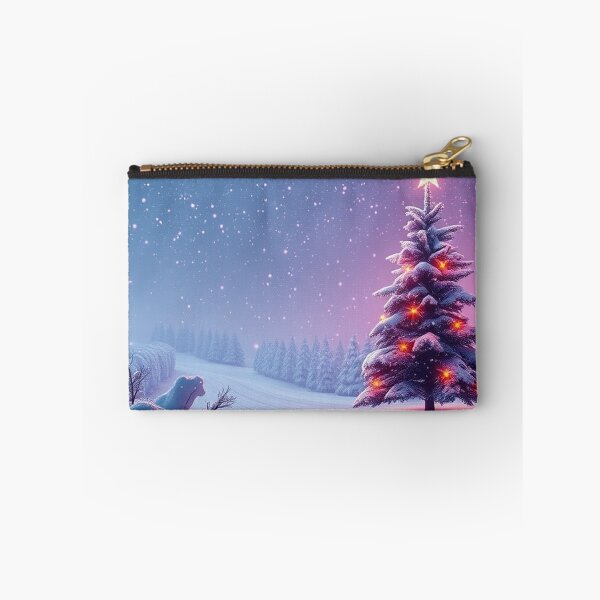 Item preview, Winter Christmas House and Tree Illustration designed and sold by hjian8219.