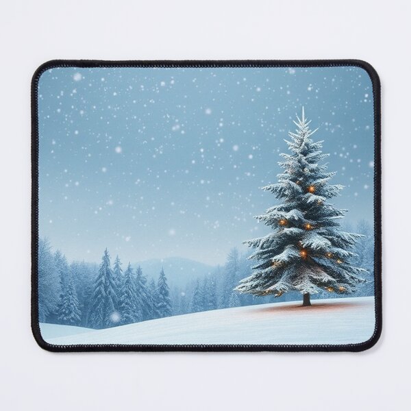 Item preview, Winter Christmas House and Tree Illustration designed and sold by hjian8219.