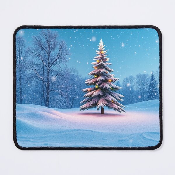 Item preview, Winter Christmas House and Tree Illustration designed and sold by hjian8219.