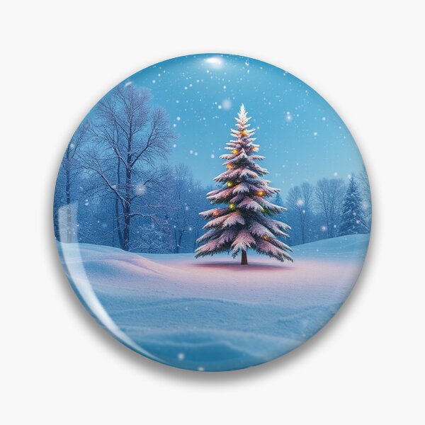 Item preview, Winter Christmas House and Tree Illustration designed and sold by hjian8219.