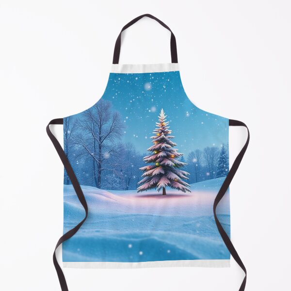 Item preview, Winter Christmas House and Tree Illustration designed and sold by hjian8219.