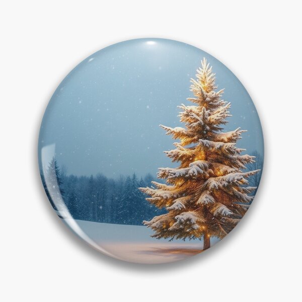 Item preview, Winter Christmas House and Tree Illustration designed and sold by hjian8219.