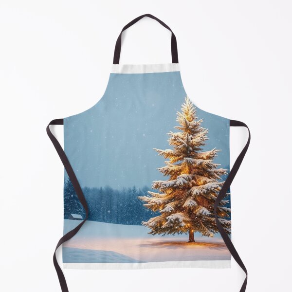 Item preview, Winter Christmas House and Tree Illustration designed and sold by hjian8219.