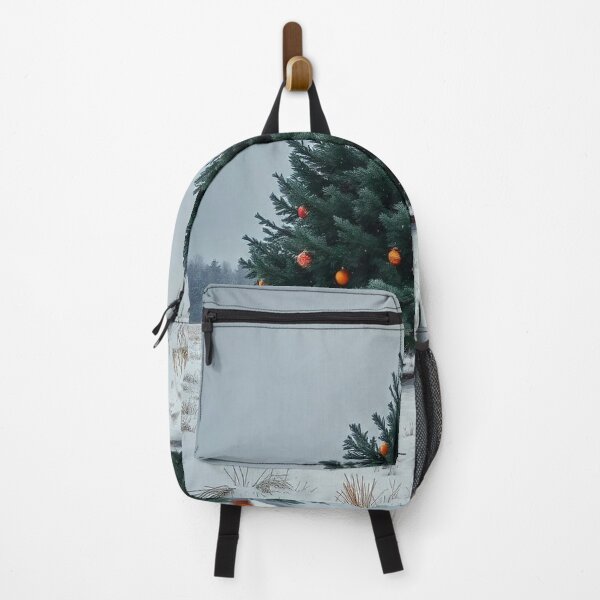 Item preview, Winter Christmas House and Tree Illustration designed and sold by hjian8219.
