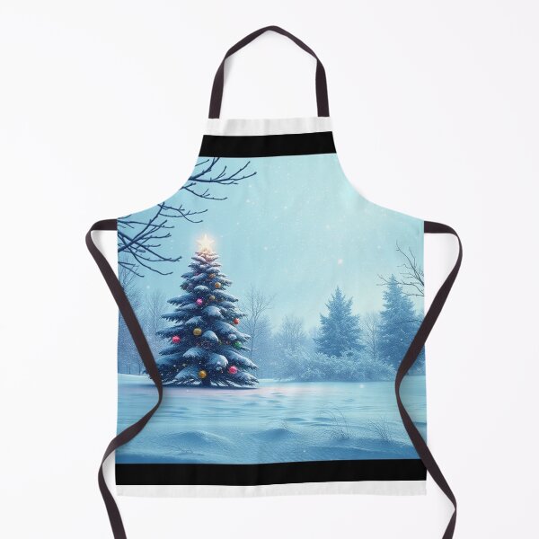 Item preview, Winter Christmas House and Tree Illustration designed and sold by hjian8219.