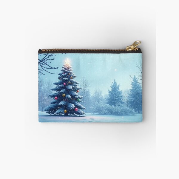 Item preview, Winter Christmas House and Tree Illustration designed and sold by hjian8219.