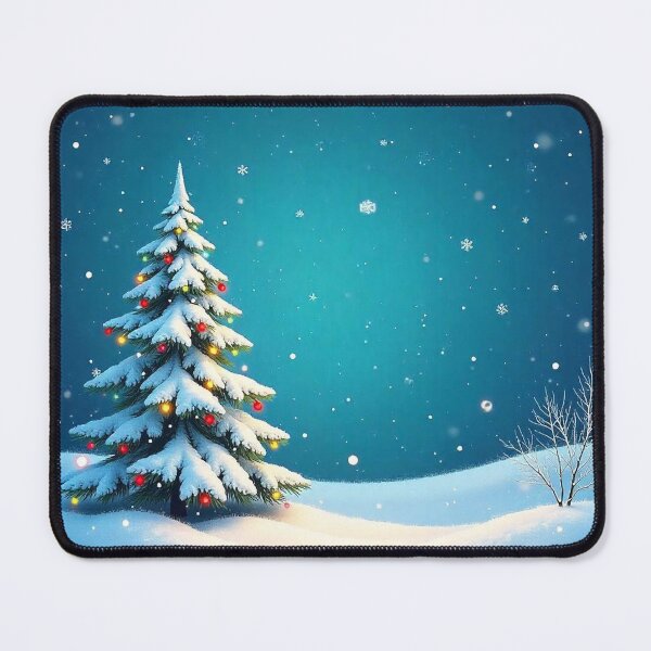 Item preview, Winter Christmas House and Tree Illustration designed and sold by hjian8219.
