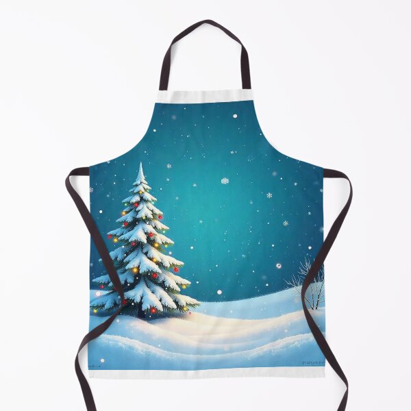 Item preview, Winter Christmas House and Tree Illustration designed and sold by hjian8219.
