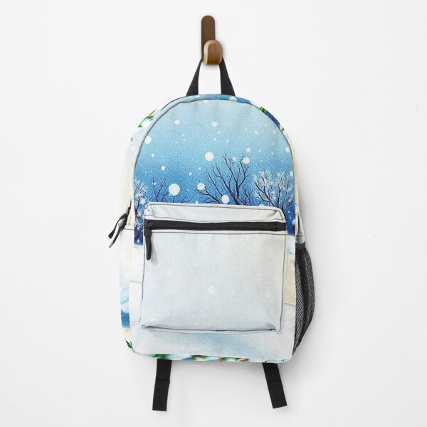 Item preview, Winter Christmas House and Tree Illustration designed and sold by hjian8219.