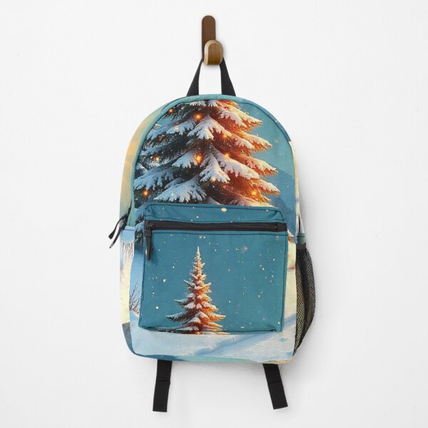 Item preview, Winter Christmas House and Tree Illustration designed and sold by hjian8219.