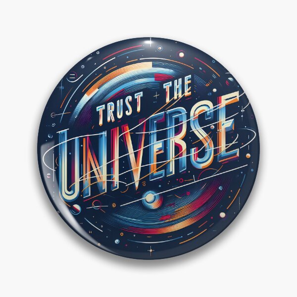 Item preview, Trust the Universe, typography designed and sold by maxmaj.