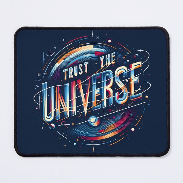 Item preview, Trust the Universe, typography designed and sold by maxmaj.