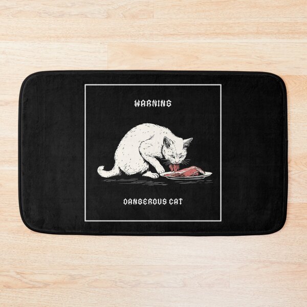 Item preview, Warning, Dangerous Cat designed and sold by JacobSpace.