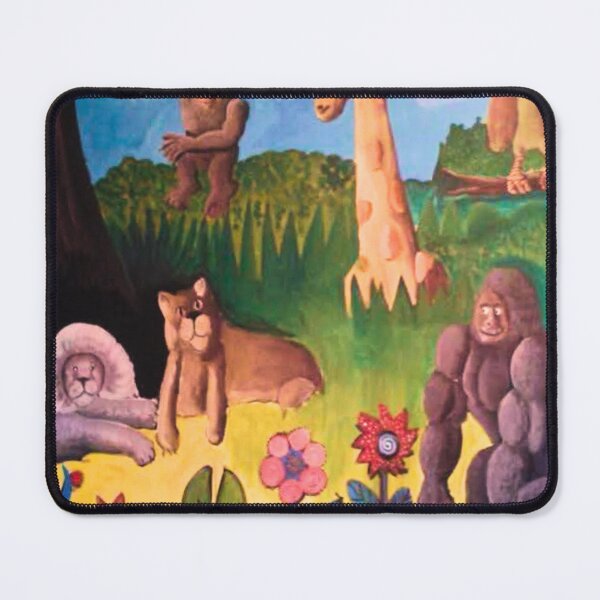 Item preview, Jungle scene acrylic painting designed and sold by JCRockDesign.
