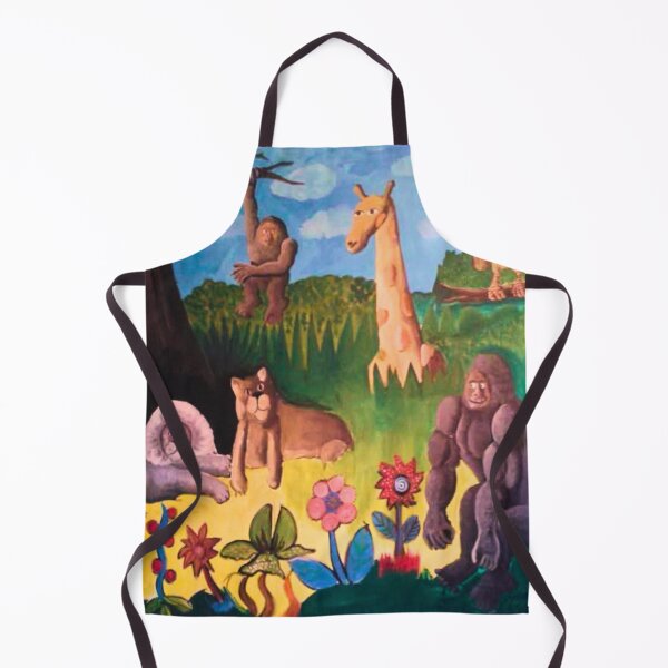 Item preview, Jungle scene acrylic painting designed and sold by JCRockDesign.