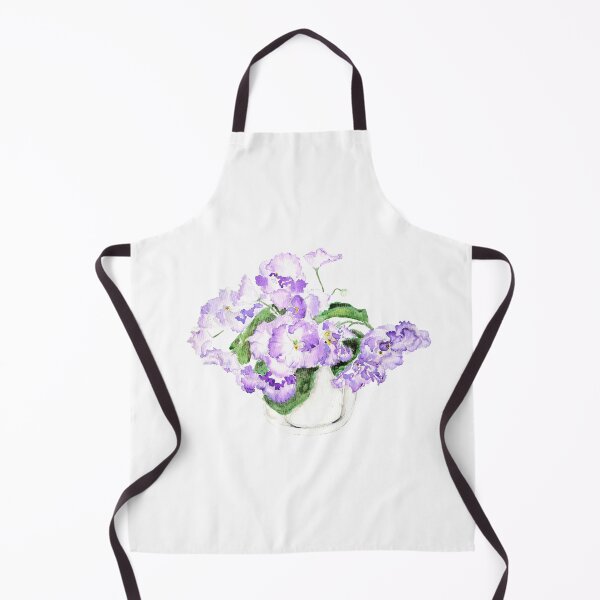 Item preview, Copy of hand painted purple African violet watercolour designed and sold by ColorandColor.