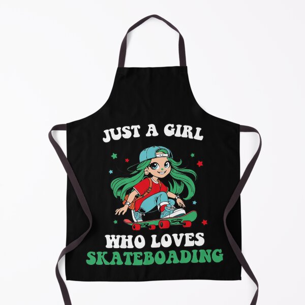 Item preview, JUST A GIRL WHO LOVES SKATEBOARDING  designed and sold by BRROOLY.