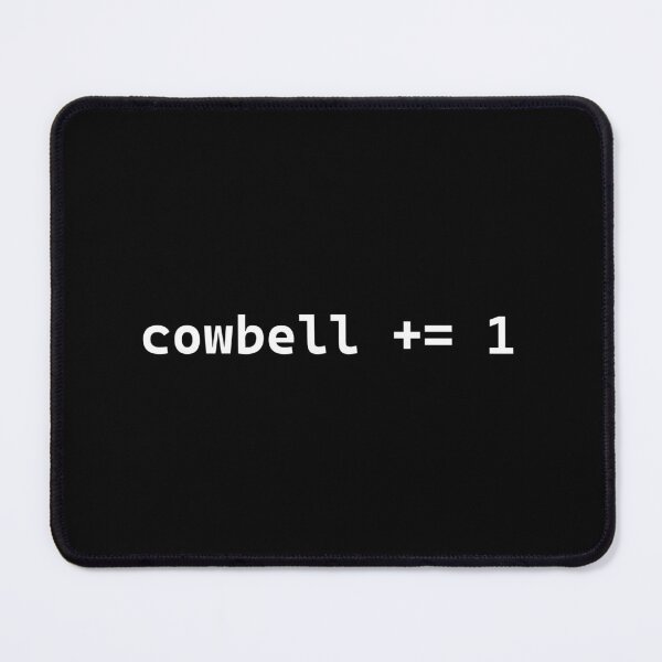 Item preview, More Cowbell for Coding and Programming (Compound Operator) (Dark Background) designed and sold by cyberbcat.