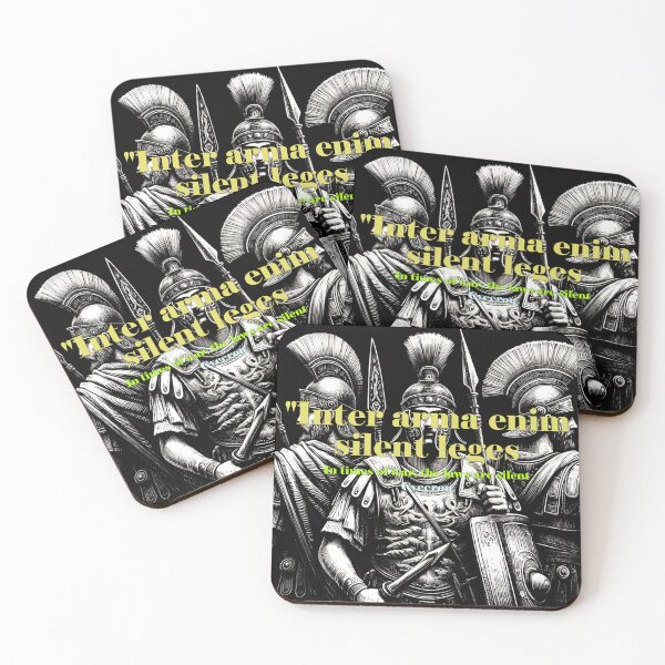 Item preview, In times of war, the laws are silent, "Inter arma enim silent leges , Cyceron designed and sold by PrintYourStyle.