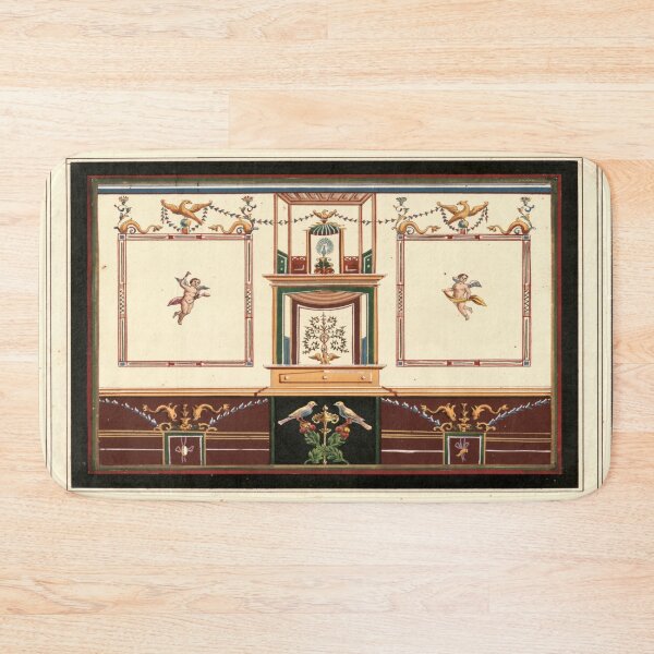 Item preview, POMPEII FRESCO:  PUTTI, BIRDS & DOLPHINS, 1840ca designed and sold by HausHatfield.