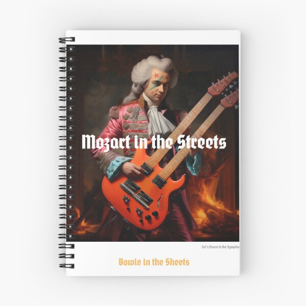 Item preview, Mozart in the Streets, Bowie in the Sheets T-shirt designed and sold by tattookaz.