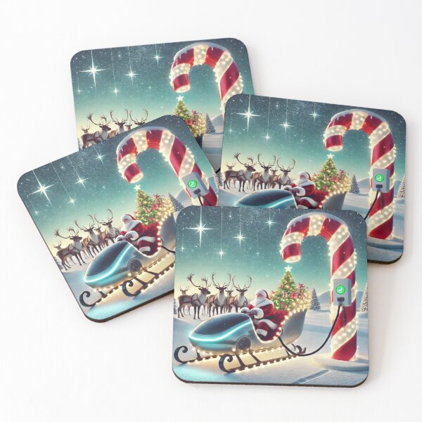 Item preview, Santa’s Electric Sleigh with Candy Cane Charger designed and sold by Traloch O'Laoi.