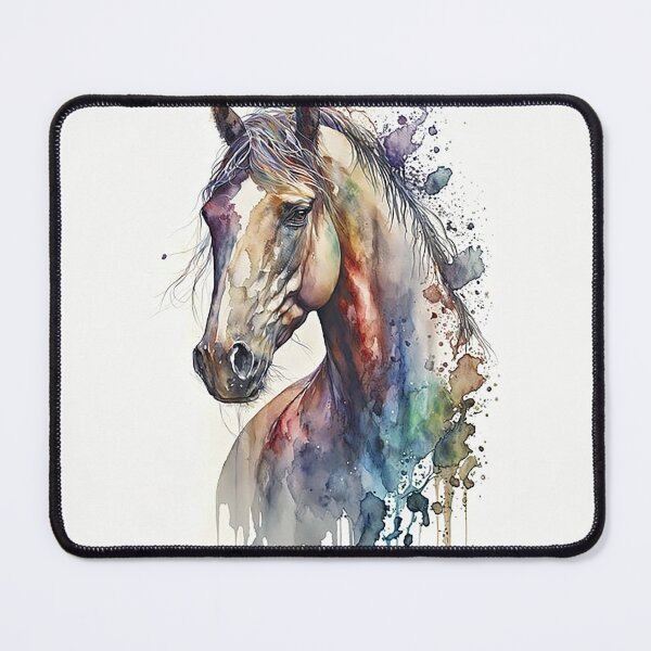 Item preview, Multicolor Watercolor Horse designed and sold by StudioKaufmann.