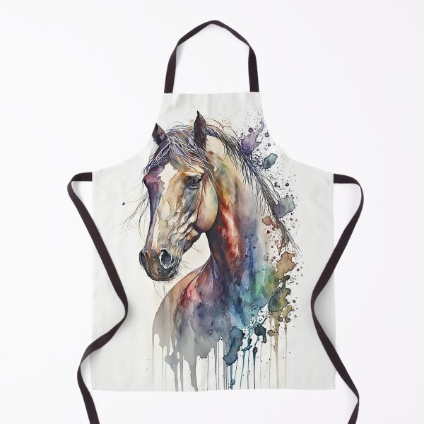 Item preview, Multicolor Watercolor Horse designed and sold by StudioKaufmann.