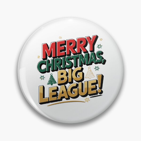 Aperçu de l'œuvre JOYEUX NOËL BIG LEAGUE créée et vendue par BRROOLY.