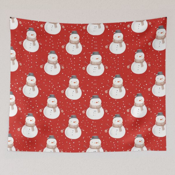 Item preview, Falling Snow and Snowmen pattern designed and sold by KaviPatterns.