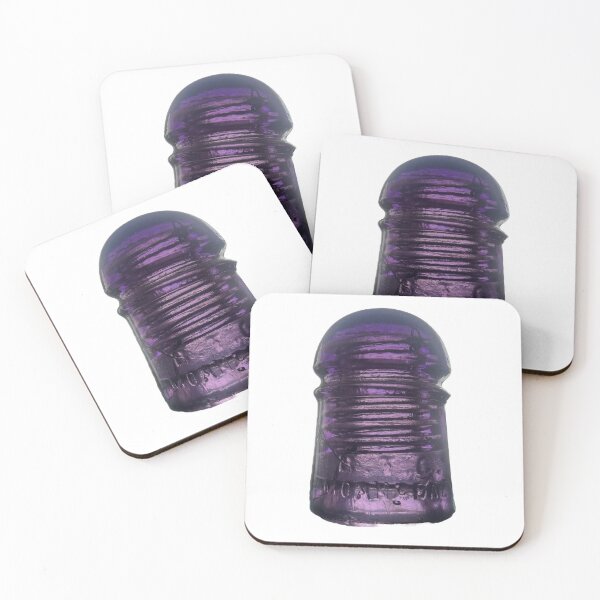 Item preview, B.T.C. Purple glass insulator CD 102 designed and sold by MattF13.