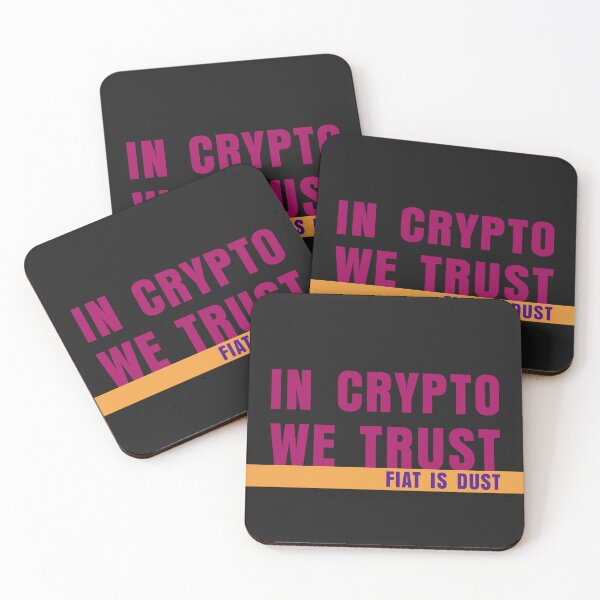 Item preview, In Crypto We Trust Art designed and sold by cabana.space.