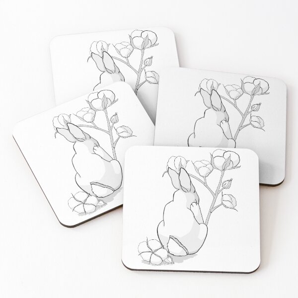 Item preview, Cottontail Black and White designed and sold by etchBstudios.