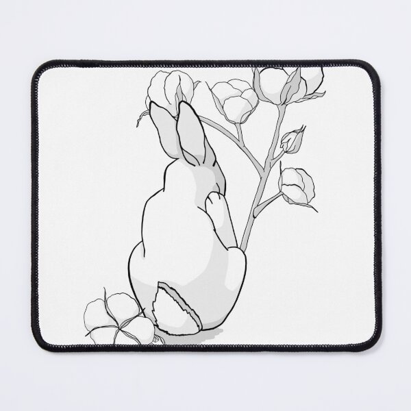 Item preview, Cottontail Black and White designed and sold by etchBstudios.