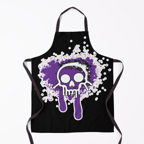 Item preview, Dripping Chaos: Purple Skull Splash designed and sold by muitee.