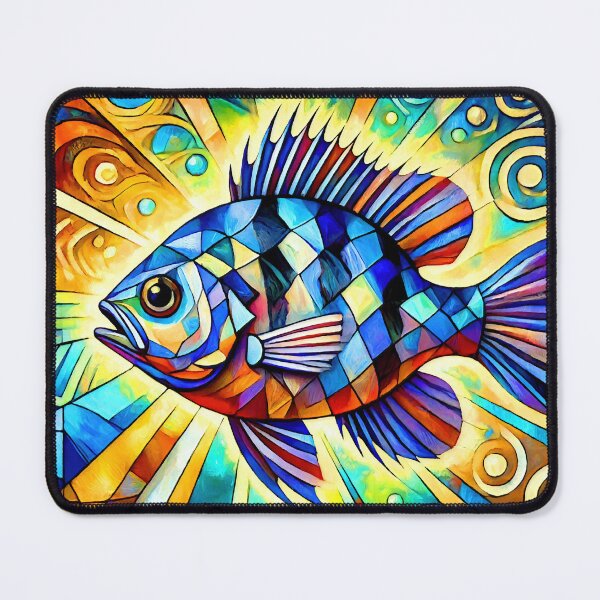 Item preview, Radiant Bluegill in Colorful Waters designed and sold by ChrisButler.