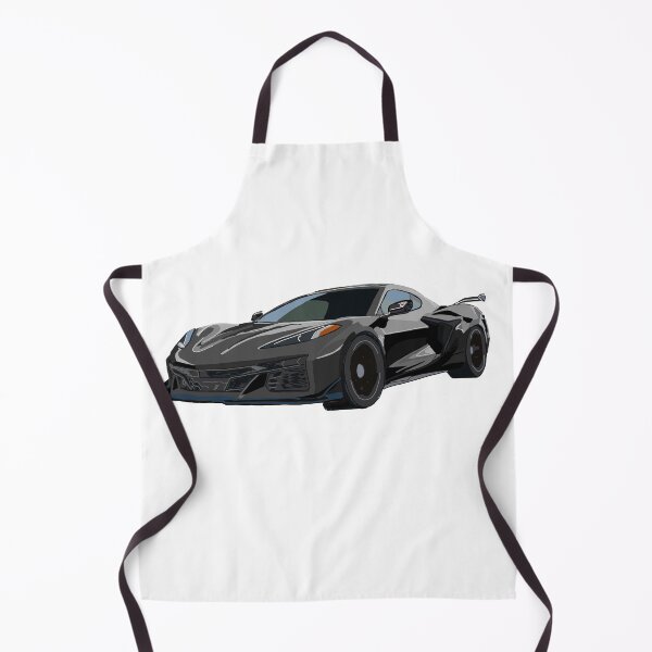 Item preview, Hand Drawn Dark Grey Silver Sports Car C8 2020-2025 designed and sold by laughingwillows.