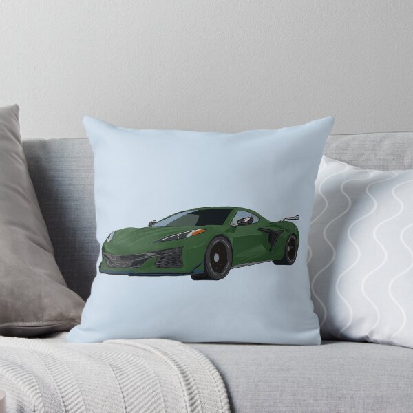 Item preview, Hand Drawn Dark Green Sports Car C8 2020-2025 designed and sold by laughingwillows.