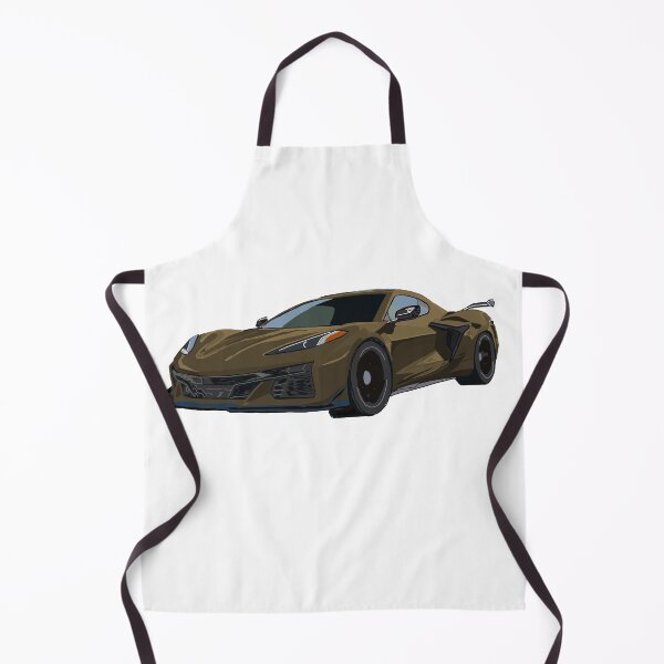 Item preview, Hand Drawn Bronze Brown Sports Car C8 2020-2025 designed and sold by laughingwillows.